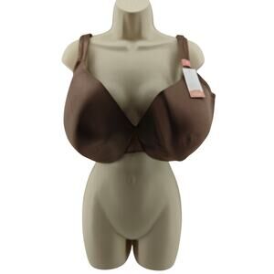 Lane Bryant Cacique Lightly Lined Full Coverage Toffee Brown 44H